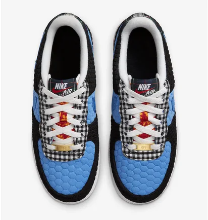 Кросівки дитячі Nike Air Force 1 Lv8 Black/Blue DZ5302-001
