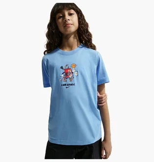 Футболка детская Nike Sportswear Big Kids T-Shirt Blue II0452-412