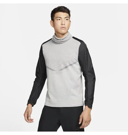 Свитшот мужской Nike Therma-Fit Adv Run Division Grey/Black DM4628-010