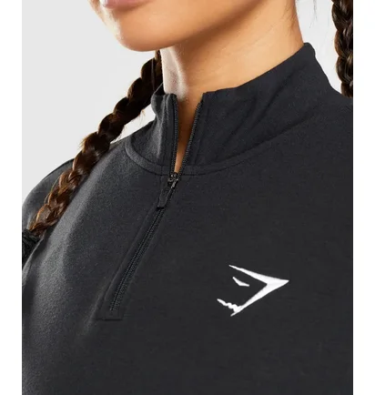 Кофта жіноча Gymshark Pippa Training Black B2A4S