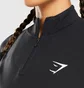 Кофта жіноча Gymshark Pippa Training Black B2A4S