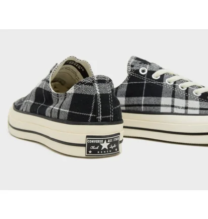 Кеды мужские Converse Chuck 70 Ox Low Upcycled Grey/Black A05313C