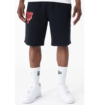Шорти чоловічі NEW ERA Chicago Bulls Nba Script Oversized Shorts Black 60435508