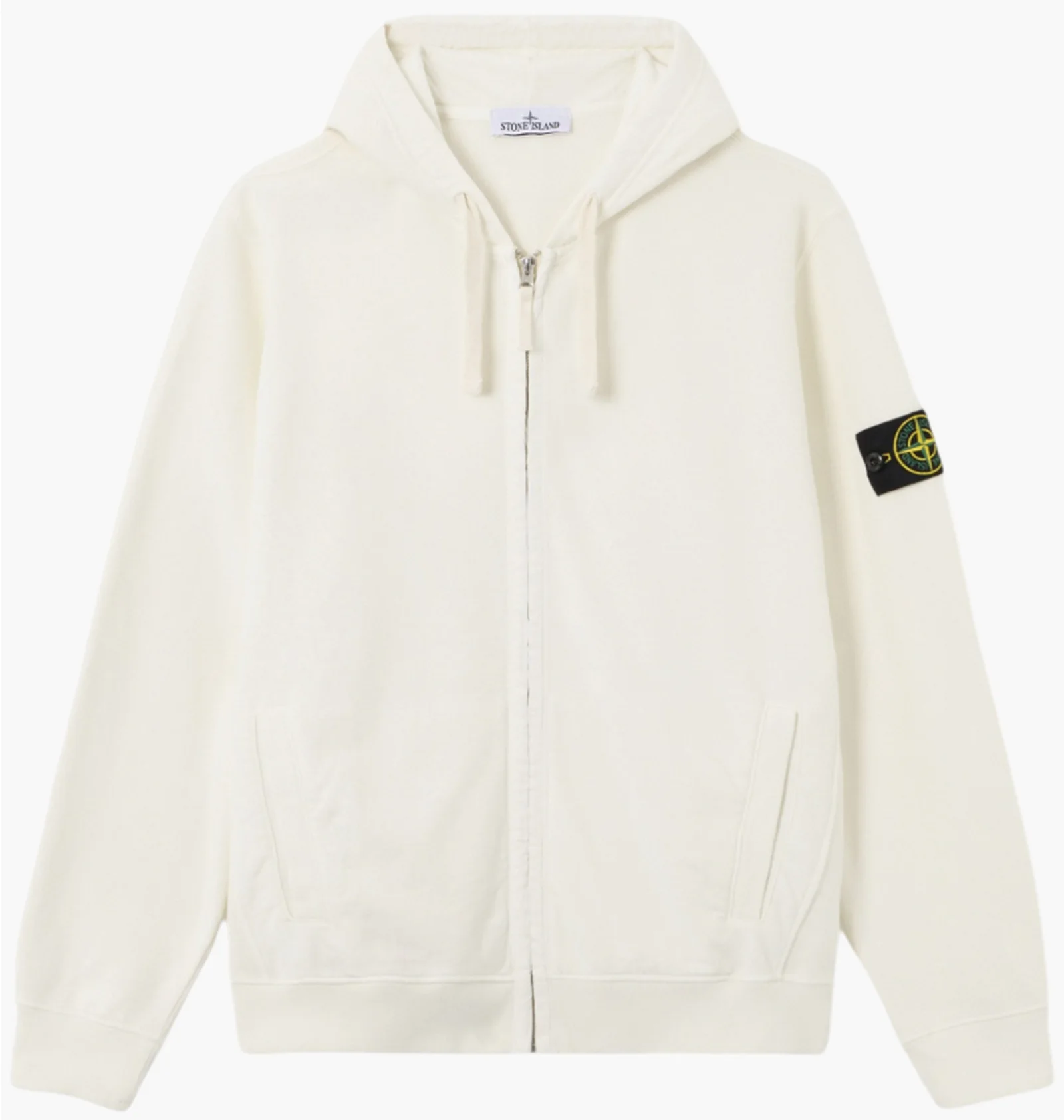 ホワイト（Lサイズ）Stone  ᐉ Толстовка мужская Stone Island Brushed Organic Cotton Fleece
