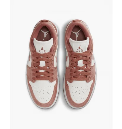 Кроссовки женские Air Jordan 1 Low Se WomenS Shoes White/Orange FN3722-801