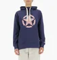 Худи женское Jeep Hooded Oversize Sweatshirt Star Striped Print Blue O102608-A184