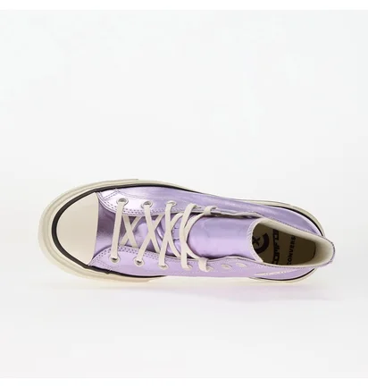 Кеды женские Converse Chuck Taylor All Star Lift Double Stack Platform Metallic Violet A15163C