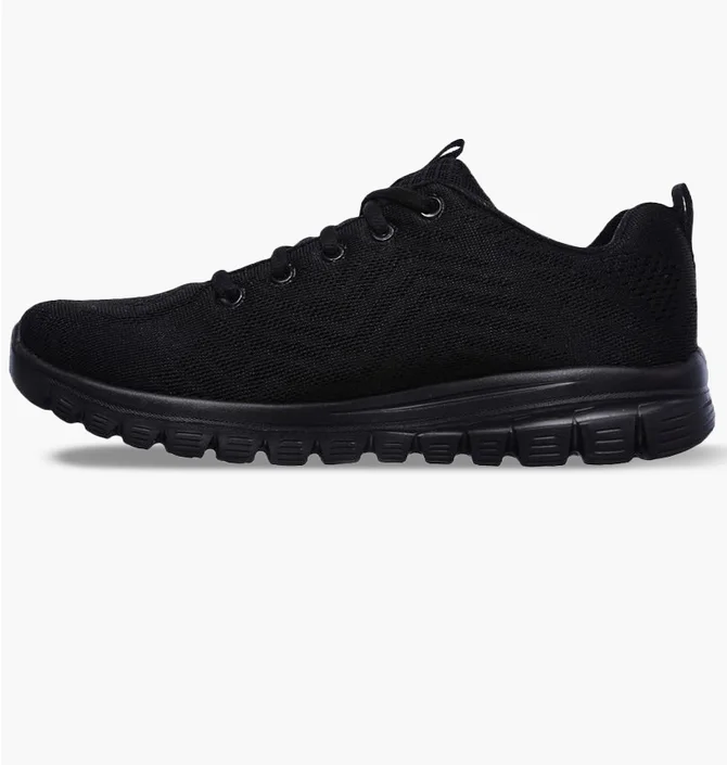Кроссовки женские Skechers Graceful Get Connected Black 12615-BBK