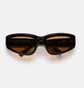 Окуляри унісекс Retrosuperfuture Motore Refined Black/Brown 2JQ