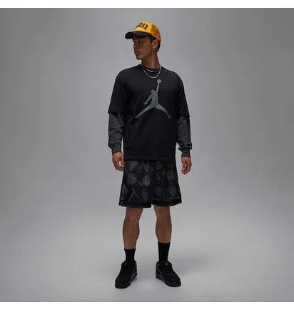 Футболка чоловіча Air Jordan Brk Mg Fill Ss Crew Black IF0399-010