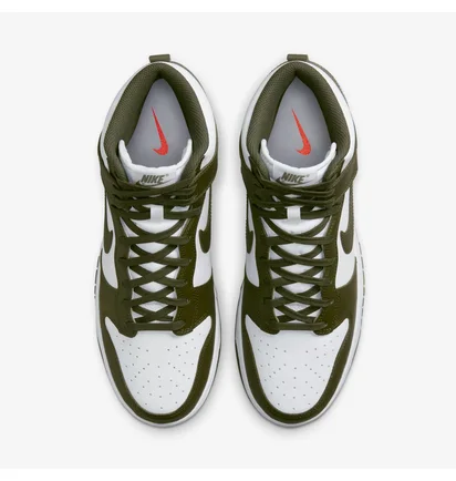 Кросівки чоловічі Nike Dunk High Retro Cargo White/Olive Dd1399-107
