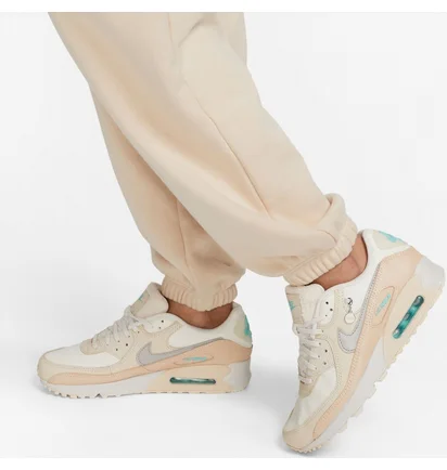 Штани жіночі Nike Sportswear Club Fleece Mid-Rise Oversized Sweatpants Beige DQ5800-126