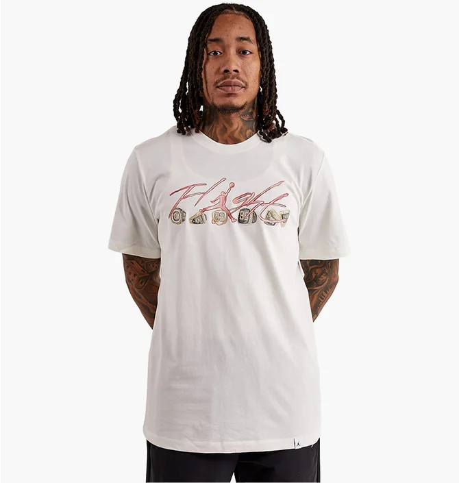 Футболка чоловіча Air Jordan Flight Essential Rings Tee White FN5966-133