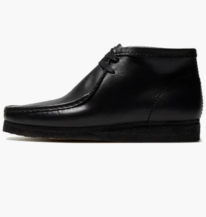 Ботинки мужские Clarks Wallabee Boot Black 26155512