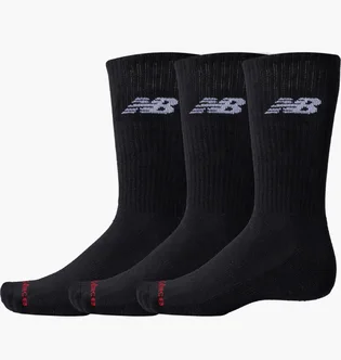 Шкарпетки New Balance Everyday Crew (3 пари) Black LAS51293BK