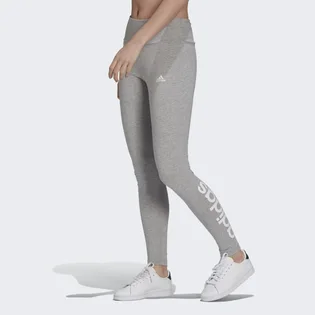 Леггинсы женские Adidas Loungewear Essentials High-Waisted Logo Leggings Grey Gl0638
