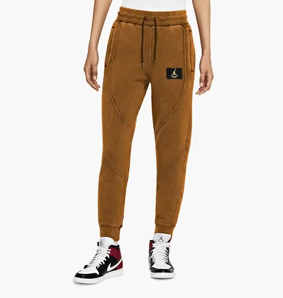 Штаны женские Air Jordan Flight Womens Fleece Pants Brown CV7795-231