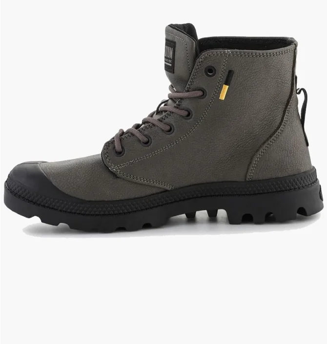 Черевики унісекс Palladium Pampa Hi Supply Lth Grey 77963-213-M