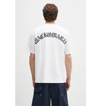 Футболка унісекс wacko maria Washed Heavy White 24FW-WMT-WT02