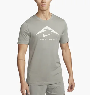 Футболка мужская Nike M Df Tee Trail Logo Grey FQ3914-053