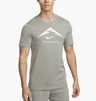 Футболка мужская Nike M Df Tee Trail Logo Grey FQ3914-053