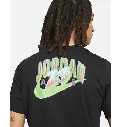 Футболка чоловіча Air Jordan M J Brand 23 Swoosh Ss Crew Black CZ8378-010