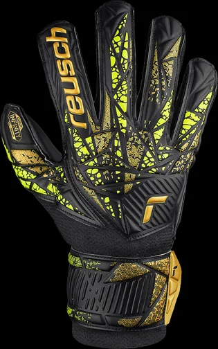 Перчатки вратарские Reusch Attrakt Infinity Finger Support Junior Black 5472710-7739