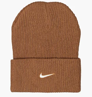 Шапка унисекс Nike U Nsw Beanie Utility Swoosh Brown Dv3342-270