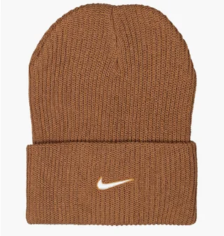 Шапка унисекс Nike U Nsw Beanie Utility Swoosh Brown Dv3342-270