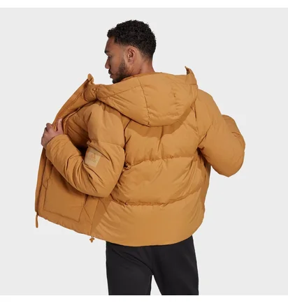 Куртка мужская Adidas Sportswear Big Baffle Down Jacket Brown Hn9932