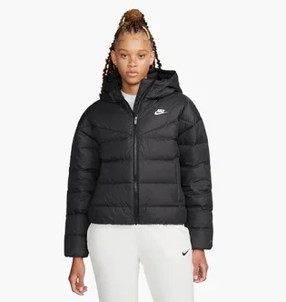 Куртка жіноча Nike W Nsw Sf Dwn Wr Hd Jkt Black Dq5903-010