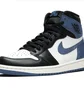 Кроссовки мужские Air Jordan 1 Retro High Og Black/Blue 555088-115