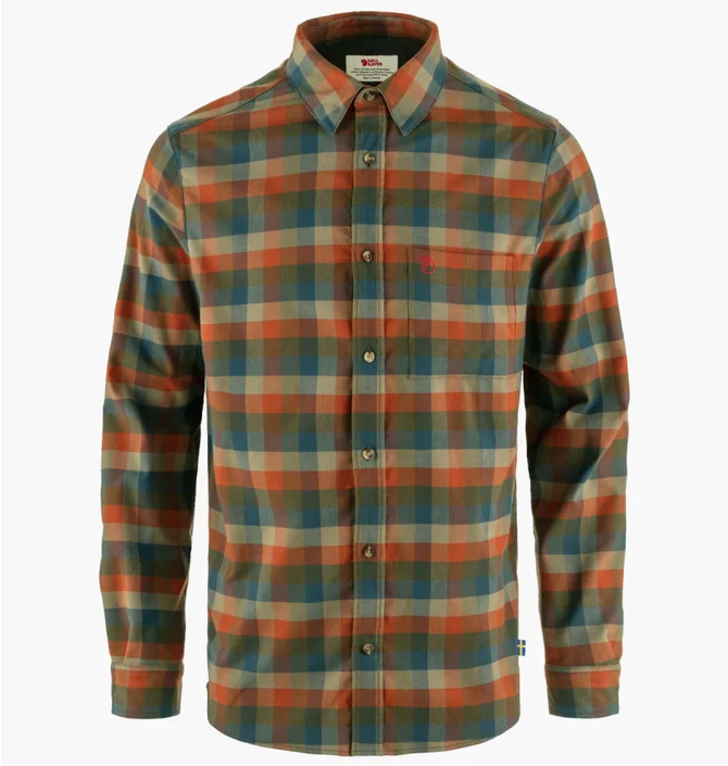 Рубашка мужская Fjallraven Lappland Stretch Flannel Multi 12600195.625-215
