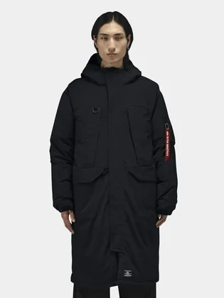 Пуховик мужской Alpha Industries Seal Long Puffer Parka Black MJS55502C1-001
