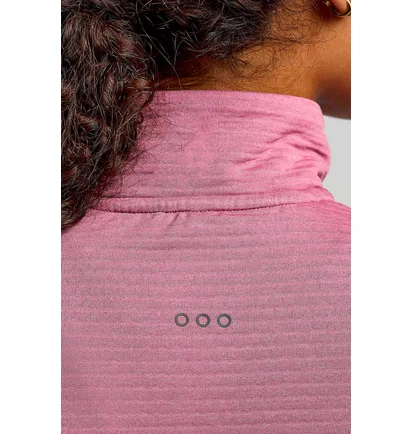 Кофта женская Saucony Triumph 3D 1/2 Zip Pink SAW800459-VLH