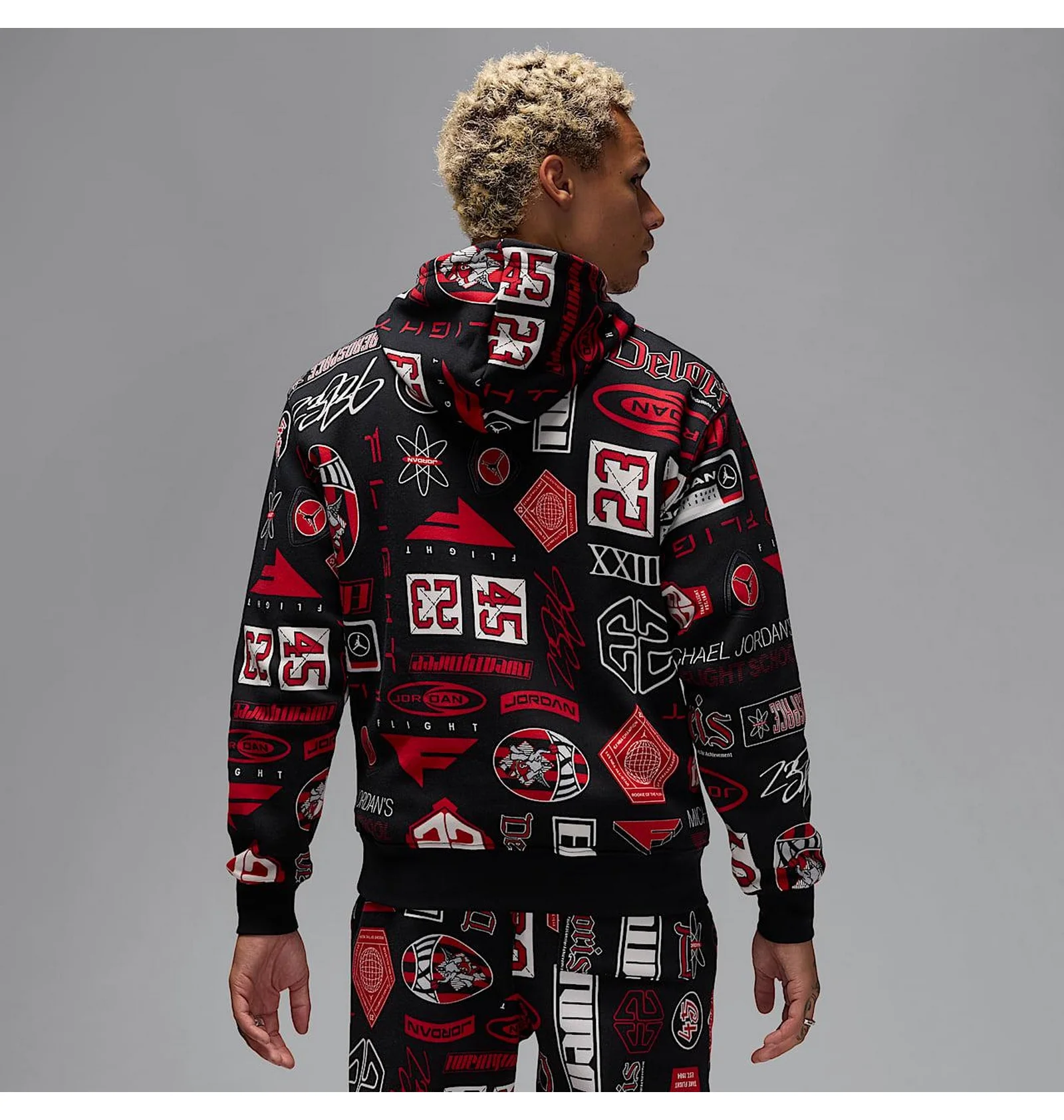 ᐉ Худі чоловіче Air Jordan Essentials Printed Fleece Multi HM7254