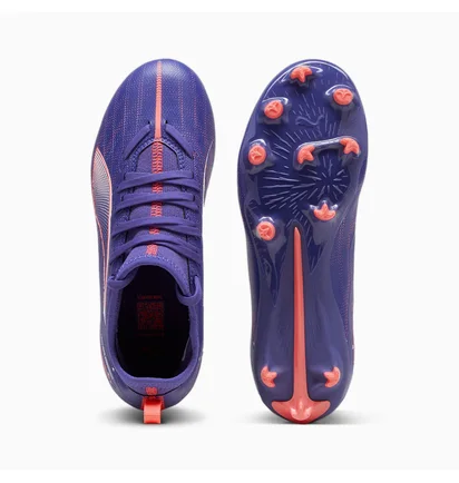 Бутсы детские Puma Ultra 5 Match Fg/Ag Violet 108096-01