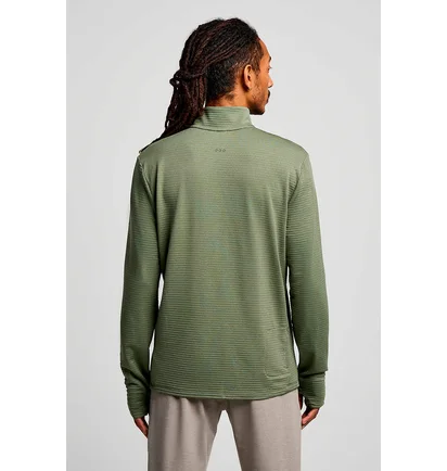 Кофта мужская Saucony Triumph 3D 1/2 Zip Olive SAM800357-BUH