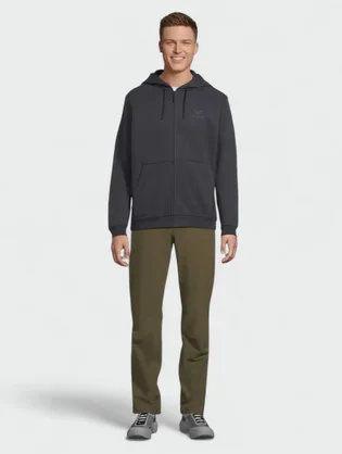Толстовка мужская Arc'teryx Emblem Fleece Full-Zip Hoody Sapphire Grey X00000992901