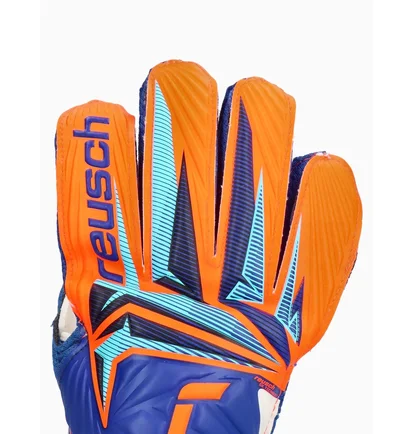 Рукавиці воротарські дитячі REUSCH Attrakt Solid Blue/Orange 56-72-515-4129