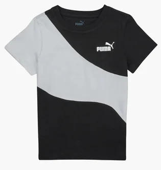Футболка детская Puma Power Cat Tee Black/White 674231-01