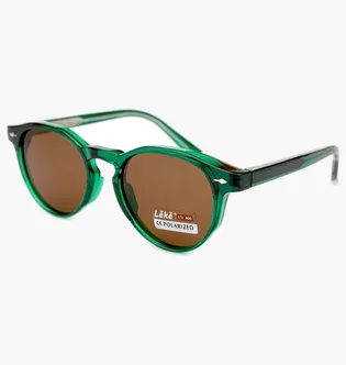 Солнцезащитные очки женские Leke Green/Brown 2221-C7