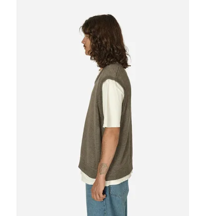 Жилетка унисекс Stussy Loose Knit Linen Vest Grey 117234-1015
