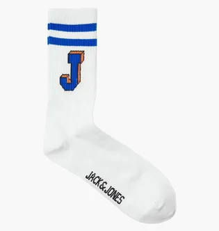 Носки унисекс Jack & Jones Single Tennis White (1 пара) 12250749