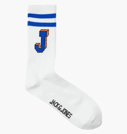 Носки унисекс Jack & Jones Single Tennis White (1 пара) 12250749