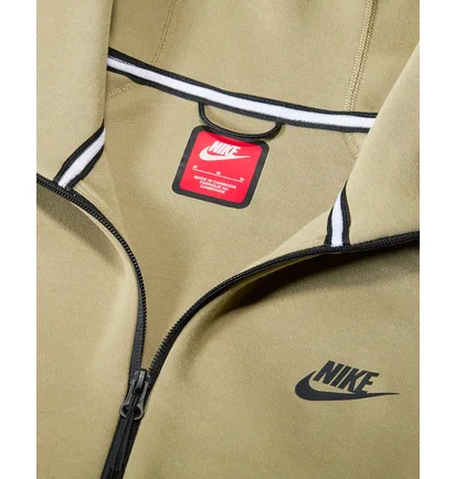 Толстовка мужская Nike Tech Fleece Fz Wr Beige FB7921-277