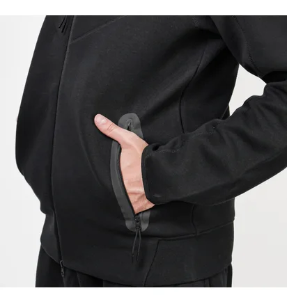 Толстовка чоловіча Nike Tech Fleece Full-Zip Hoodie Black FB7921-010
