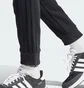 Штаны мужские Adidas Essentials Fleece 3-Stripes Tapered Cuff Pants Black IJ8885