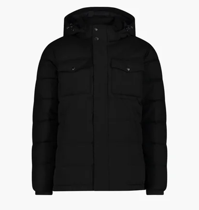Куртка мужская CMP Man Jacket Zip Hood Black 34K0187-U973