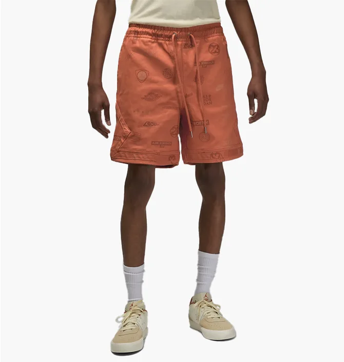 Шорты мужские Air Jordan M J Flt Hrtg Short Orange DX9724-812